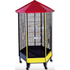 Croci Aviary maestrale εξάγωνο κλουβί ωδικών diam.110x192cm. Croci Aviary maestrale εξάγωνο κλουβί ωδικών diam.110x192cm.