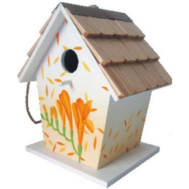 Croci Floral birdhouse ass φωλιά εξωτερική 14,5x12x20,5cm
