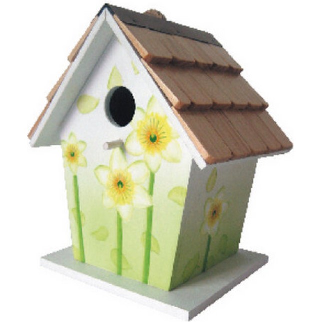 Croci Floral birdhouse ass φωλιά εξωτερική 14,5x12x20,5cm