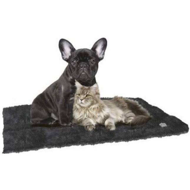 Croci Αυτοθερμαινόμενο στρώμα furry μαύρο 105x70cm Croci Αυτοθερμαινόμενο στρώμα furry μαύρο 105x70cm