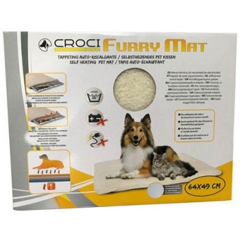 Croci Self αυτοθερμαινόμενο στρώμα mat furry 64x49cm