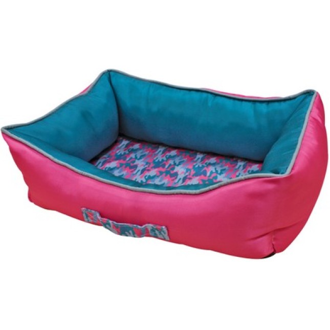 Croci κρεβατάκι Rect.pet camou ροζ 60x45x18cm Croci κρεβατάκι Rect.pet camou ροζ 60x45x18cm