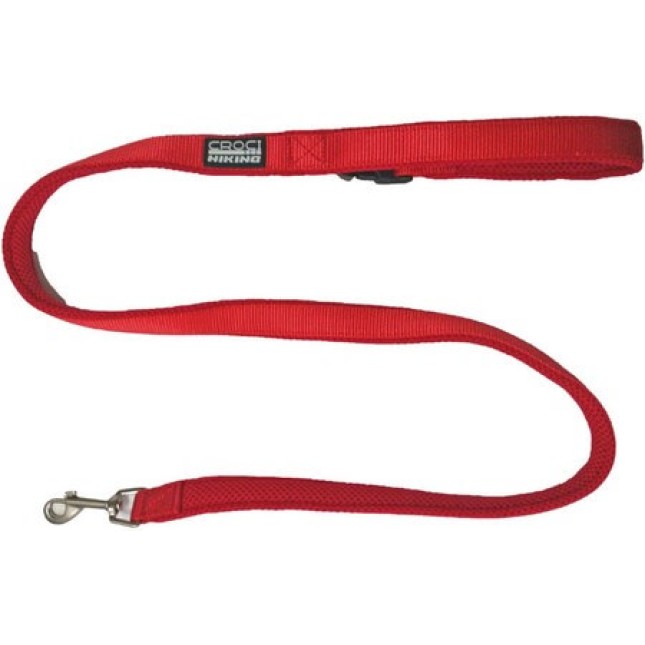 Croci οδηγός hiking leash reflective κόκκινος 2x120cm Croci οδηγός hiking leash reflective κόκκινος 2x120cm
