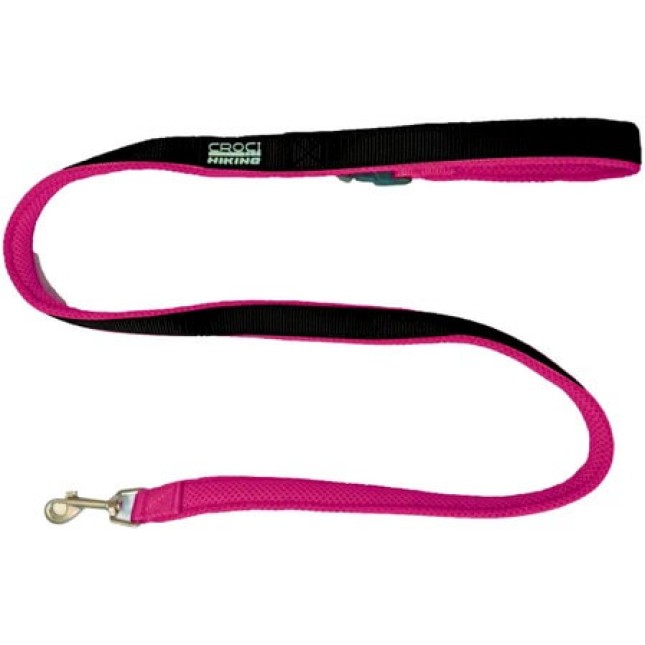 Croci οδηγός hiking leash reflective φούξια 2x120cm Croci οδηγός hiking leash reflective φούξια 2x120cm