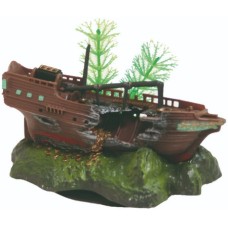 Croci Wave διακοσμητικό ενυδρείου ναυάγιο 14.5x8.7x10cm Croci Wave διακοσμητικό ενυδρείου ναυάγιο 14.5x8.7x10cm