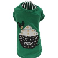Croci μπλούζα t-shirt xmas let it snow 25cm