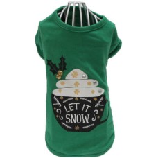 Croci μπλούζα t-shirt xmas let it snow 25cm Croci μπλούζα t-shirt xmas let it snow 25cm