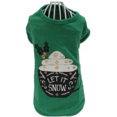 Croci μπλούζα t-shirt xmas let it snow 30cm