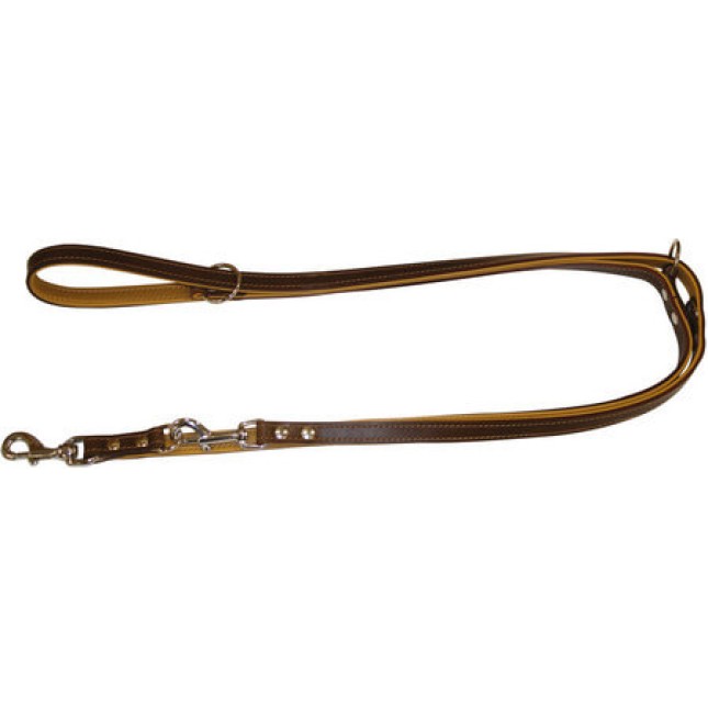 Croci δερμάτινος οδηγός σκύλου elegance brown 1,8x220 cm. Croci δερμάτινος οδηγός σκύλου elegance brown 1,8x220 cm.