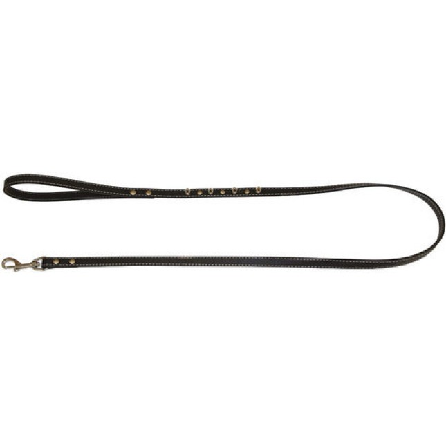 Croci Leather οδηγός σκύλου with studs black 2x120 cm. Croci Leather οδηγός σκύλου with studs black 2x120 cm.