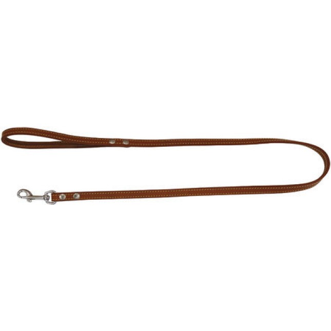 Croci Double δερμάτινος οδηγός σκύλου brown 2x110cm Croci Double δερμάτινος οδηγός σκύλου brown 2x110cm