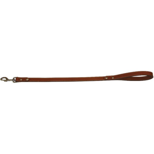 Croci Double δερμάτινος οδηγός σκύλου brown 2,5 x60cm Croci Double δερμάτινος οδηγός σκύλου brown 2,5 x60cm