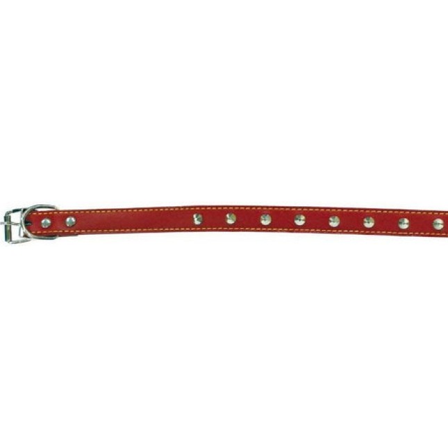 Croci Double studded περιλαίμιο σκύλου red 56x2,5cm
