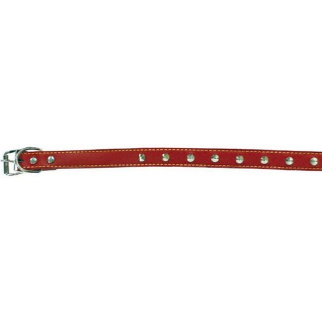 Croci Double studded περιλαίμιο σκύλου red 64x3cm