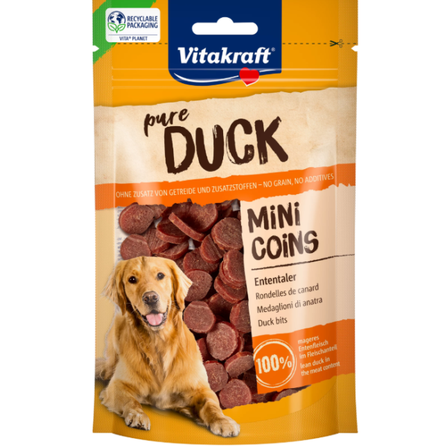 Vitakraft Coins πάπιας Minipack 16gr Vitakraft Coins πάπιας Minipack 16gr