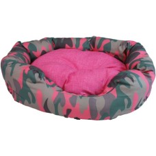 Croci Οβάλ κρεβάτι street camo ροζ 60x50cm Croci Οβάλ κρεβάτι street camo ροζ 60x50cm