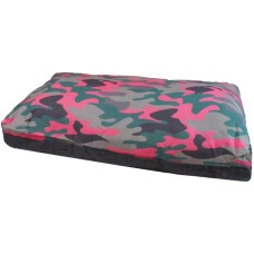 Croci Μαξιλάρι street camo ροζ 90x63x10cm