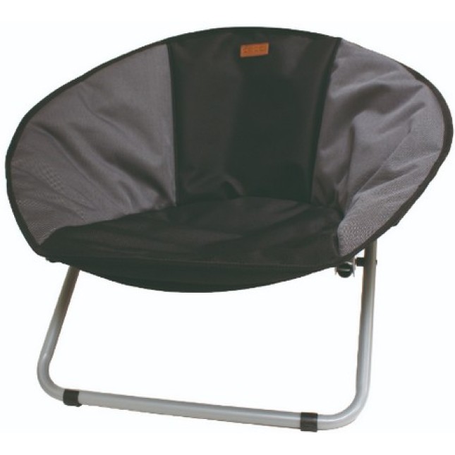 Croci Μαύρη ξαπλώστρα 68x68x42cm Croci Μαύρη ξαπλώστρα 68x68x42cm