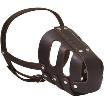 Croci Leather φίμωτρο muzzle brown large Croci Leather φίμωτρο muzzle brown large