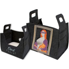 Croci Pet κρεβατάκι popcat monnalisa grey 35x25x30 cm Croci Pet κρεβατάκι popcat monnalisa grey 35x25x30 cm