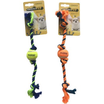 Croci Cotton παιχνίδι σκύλου mini w/tennisball