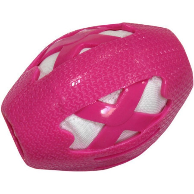 Croci Tpr παιχνίδι σκύλου rugby ball catcher pink 14cm Croci Tpr παιχνίδι σκύλου rugby ball catcher pink 14cm