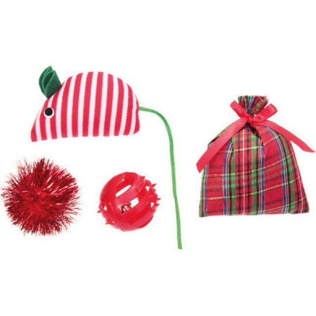 Croci Christmas παιχνίδι γάτας pack Croci Christmas παιχνίδι γάτας pack
