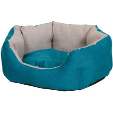 Croci Οβάλ κρεβάτι ocean μπλε 75x60x20cm Croci Οβάλ κρεβάτι ocean μπλε 75x60x20cm
