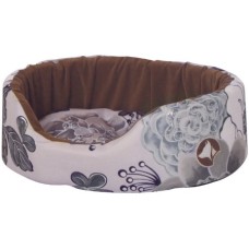 Croci κρεβάτι silver leaf 50x35x14cm Croci κρεβάτι silver leaf 50x35x14cm