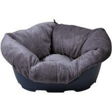Croci Κάλυμμα κρεβατιού velboa 3 γκρι 80x57x24cm Croci Κάλυμμα κρεβατιού velboa 3 γκρι 80x57x24cm