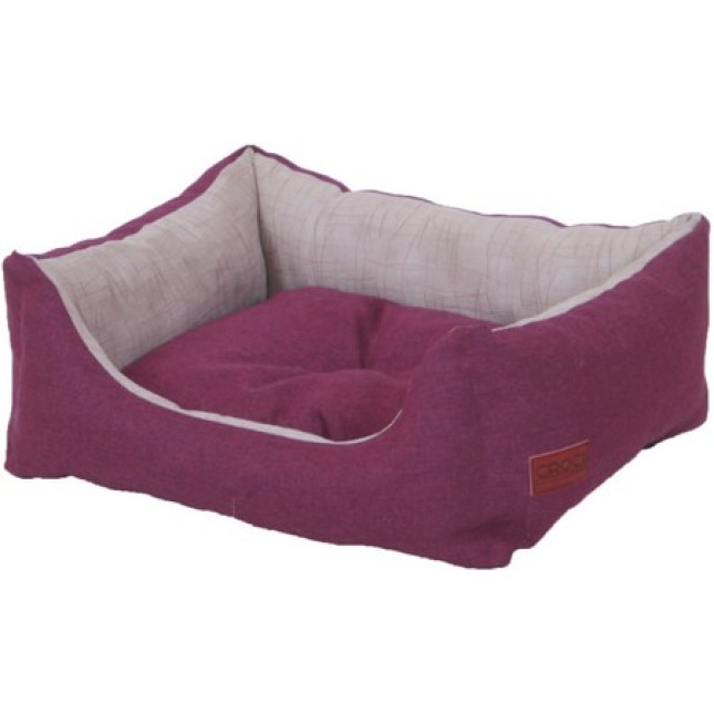 Croci ορθογώνιο κρεβάτι grape μωβ 60x50x20cm Croci ορθογώνιο κρεβάτι grape μωβ 60x50x20cm