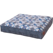 Croci Pillow blue petals 75x52x10cm Croci Pillow blue petals 75x52x10cm