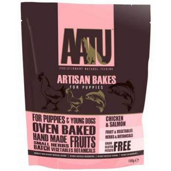 AATU dog artisan bakes για κουτάβια 150gr AATU dog artisan bakes για κουτάβια 150gr
