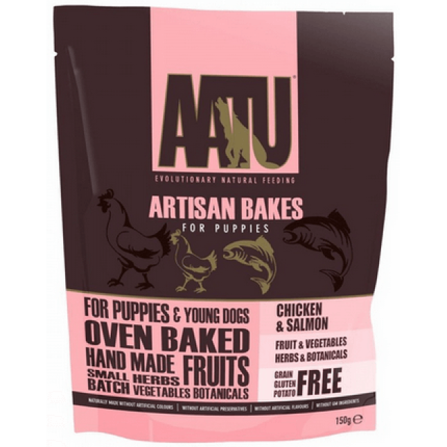 AATU dog artisan bakes για κουτάβια 150gr