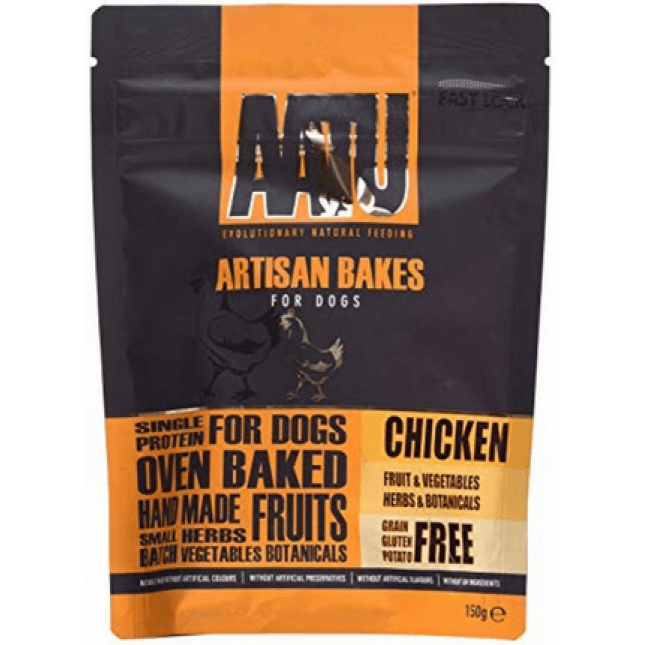 AATU dog artisan bakes κοτόπουλο 150gr