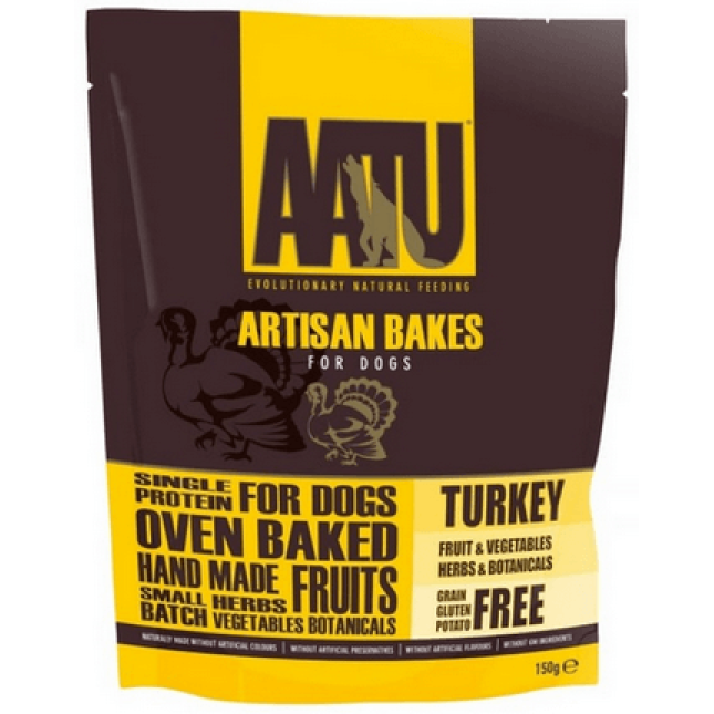 AATU dog artisan bakes γαλοπούλα 150gr AATU dog artisan bakes γαλοπούλα 150gr