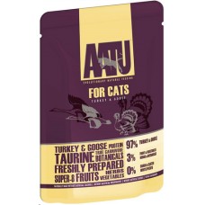 AATU Τροφή χωρίς σιτηρά με γαλοπούλα & χήνα για όλες τις γάτες