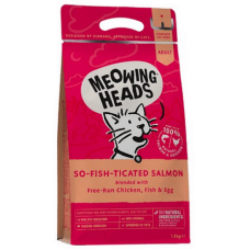 Meowing Heads τροφή γάτας,κοτόπουλο,σολομός & αυγό
