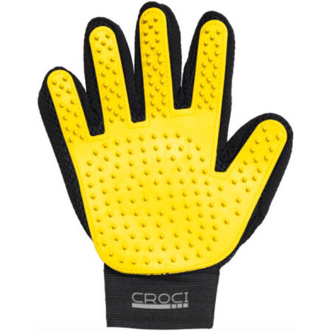 Croci Pet glove in tpr 5 fingers γάντι μασάζ groomy Croci Pet glove in tpr 5 fingers γάντι μασάζ groomy