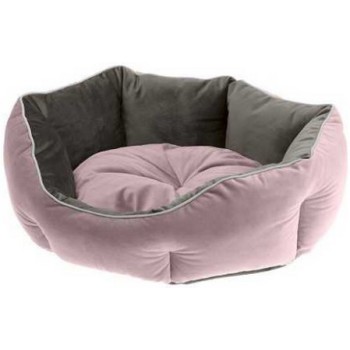 Ferplast queen 60 καναπές κρεβάτι μωβ-γκρι 60x46x20cm Ferplast queen 60 καναπές κρεβάτι μωβ-γκρι 60x46x20cm