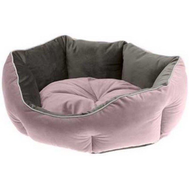 Ferplast queen 60 καναπές κρεβάτι μωβ-γκρι 60x46x20cm Ferplast queen 60 καναπές κρεβάτι μωβ-γκρι 60x46x20cm