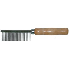 Croci Wooden handle χτένα μεσαία δόντια Croci Wooden handle χτένα μεσαία δόντια