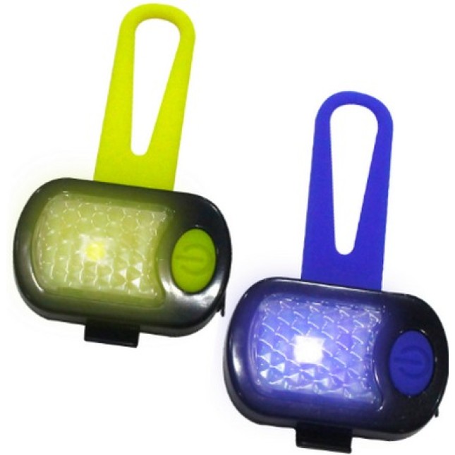 Croci Tag led squared w/usb mix col 7x4cm