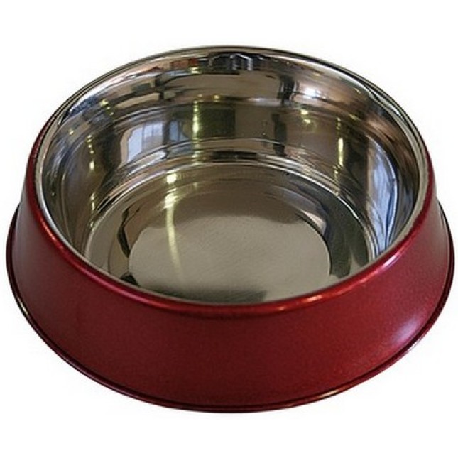 Croci μπολ gourmet από χάλυβα κόκκινο 2,84l/29cm Croci μπολ gourmet από χάλυβα κόκκινο 2,84l/29cm