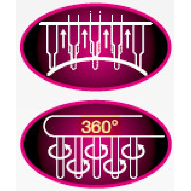 Croci Comb vanity χτένα τσουγκράνα 20 long teeth Croci Comb vanity χτένα τσουγκράνα 20 long teeth