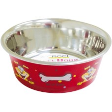 Croci μπολ woof κόκκινο 1500ml/21cm Croci μπολ woof κόκκινο 1500ml/21cm