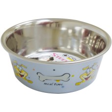 Croci μπολ woof γκρι 1500ml/21cm Croci μπολ woof γκρι 1500ml/21cm
