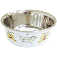 Croci μπολ woof λευκό 1500ml/21cm Croci μπολ woof λευκό 1500ml/21cm