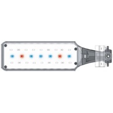 Croci orion φωτιστικό χρωματιστά led 10.5w μαύρη πλαφονιέρα