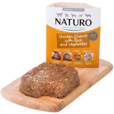 Naturo 100% φυσική τροφή για ενήλικες σκύλους κοτόπουλο αρνί ρύζι και λαχανικά 400gr Naturo 100% φυσική τροφή για ενήλικες σκύλους κοτόπουλο αρνί ρύζι και λαχανικά 400gr